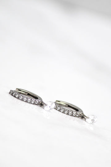 BON BON CIRCLE EARRINGS- STERLING SILVER